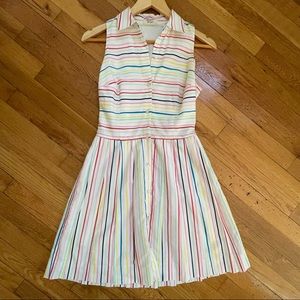 Original Penguin Brand Striped Shirtdress